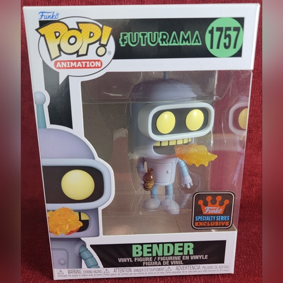 Bender specialty series funko # 1757 (nib) With pop protector - Picture 2 of 7